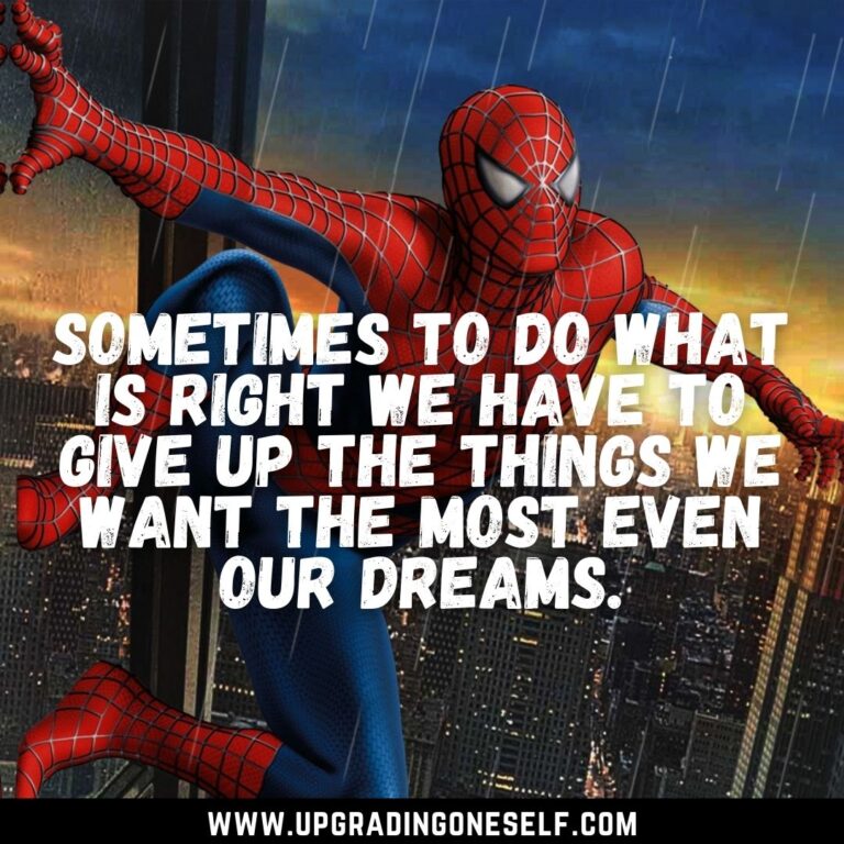 Top Quotes From Spiderman With Power Backed Motivation