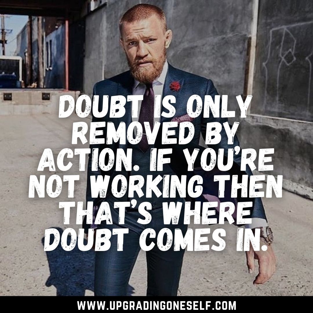 Conor McGregor Quotes (1) - Upgrading Oneself