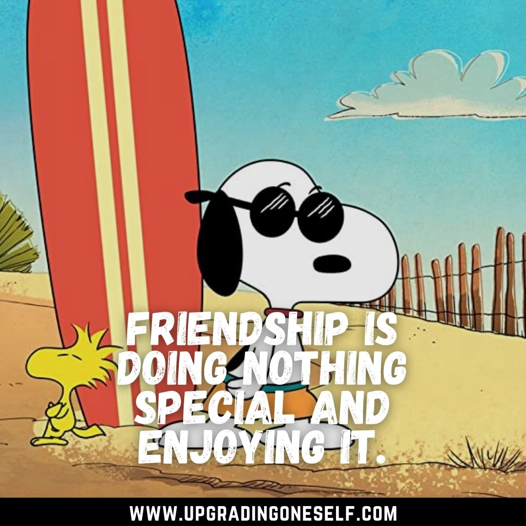 Snoopy Quotes (2) - Upgrading Oneself