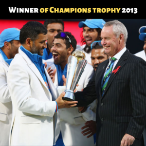 Winner of Champions trophy 2013