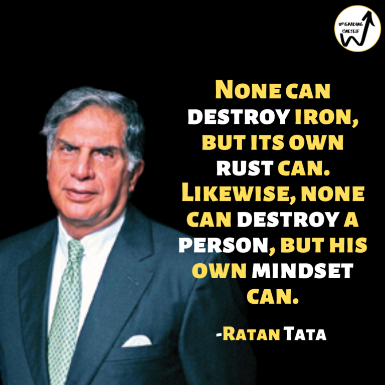 Top 10 Best Inspirational Quotes By Ratan Tata - Upgrading Oneself