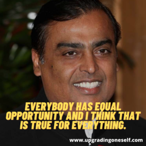 mukesh ambani words