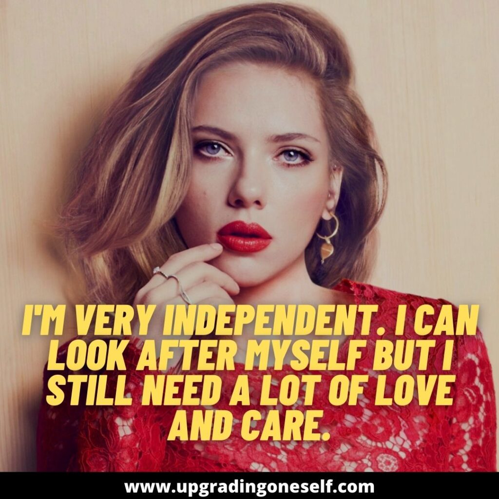 Scarlett Johansson quotes (1) - Upgrading Oneself