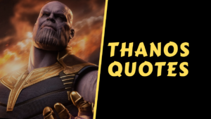 thanos quotes
