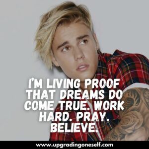 quotes by justin bieber