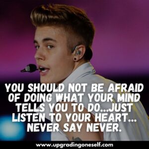 motivational quotes from justin bieber