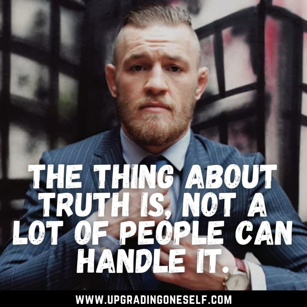 Top 17 Inspiring Quotes From Conor McGregor For Warrior Mindset