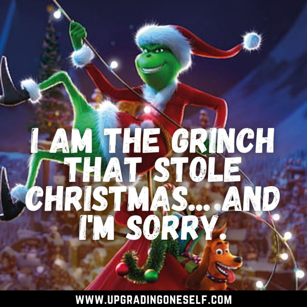 Grinch Stole Christmas Movie Quotes