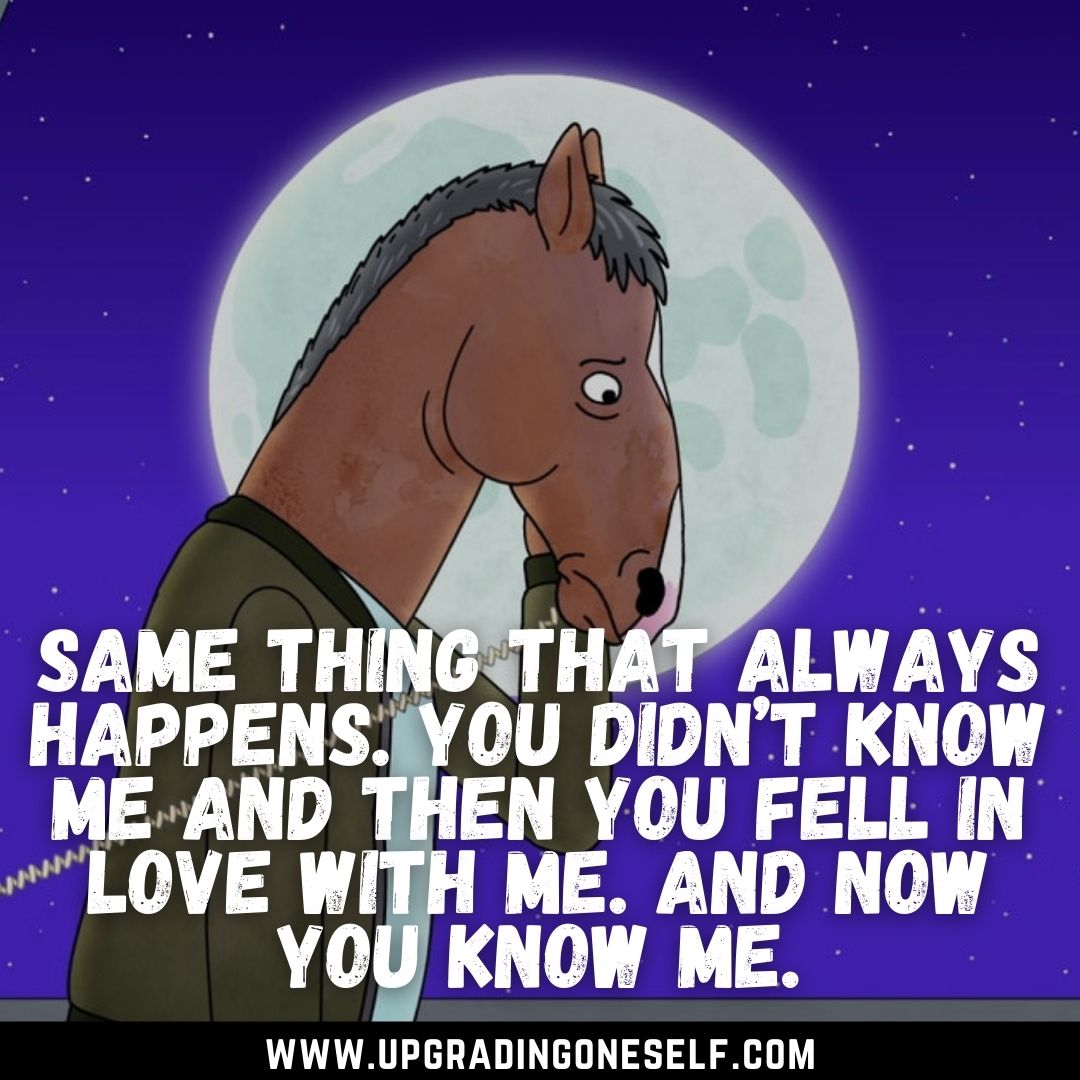 Top 15 Hard-Hitting Quotes From BoJack Horseman - Upgrading Oneself