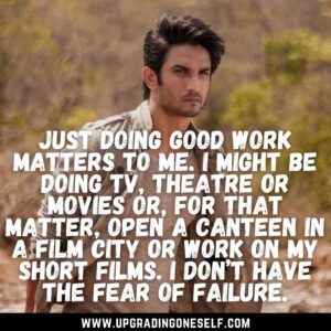 sushant singh rajput thoughts