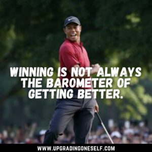 tiger woods quotes on winning 