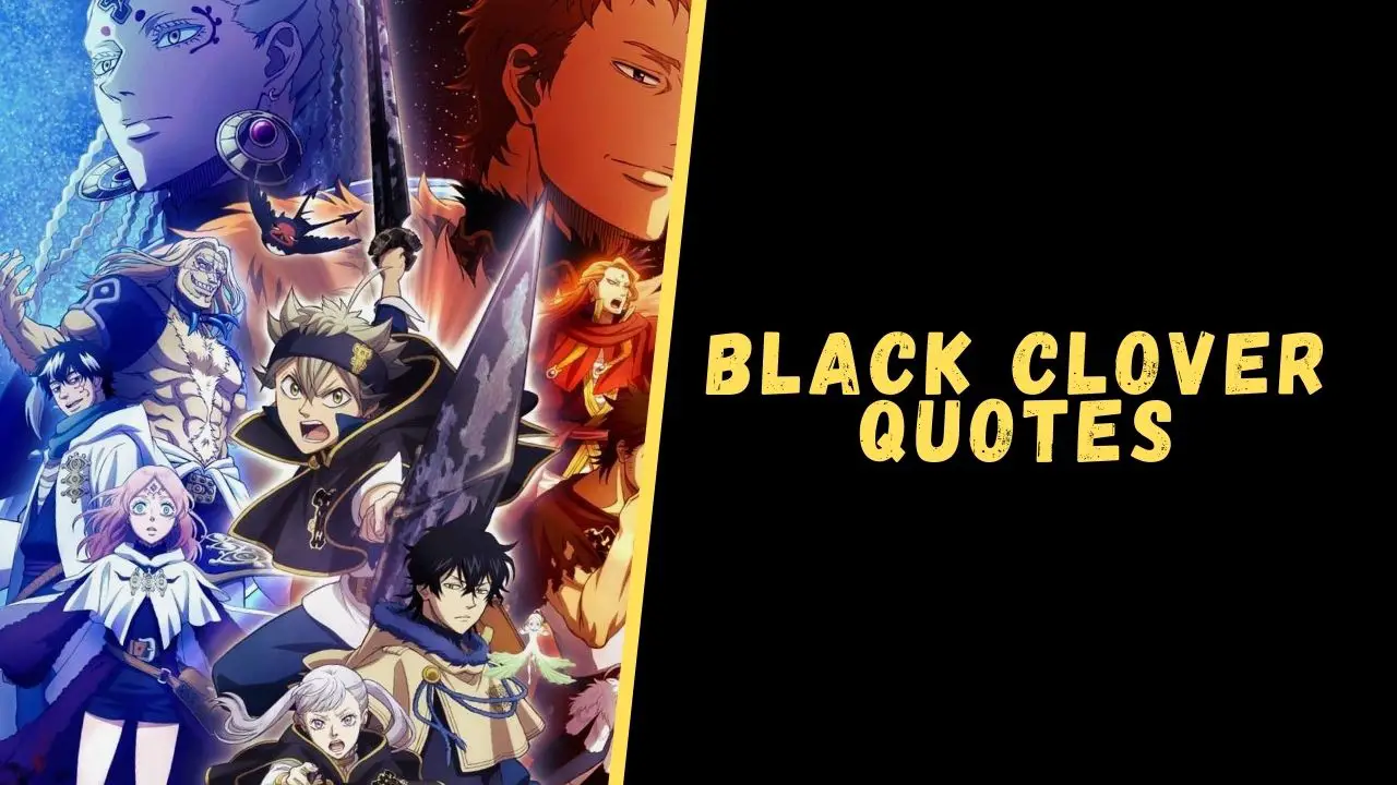 Top 17 Mind-Blowing Quotes From The Black Clover For Motivation