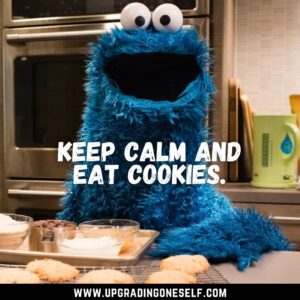 cookie monster sayings	