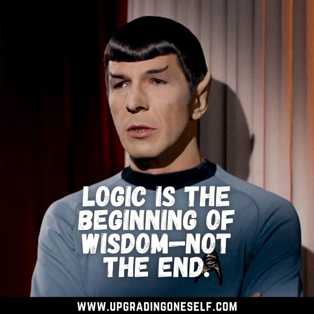 Top 20 Mind-Blowing Quotes From Spock For Motivation