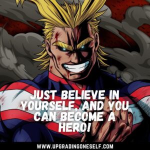 All Might quote
