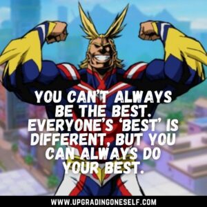 quotes from All Might 