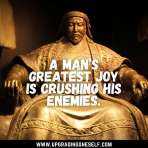 genghis khan quote