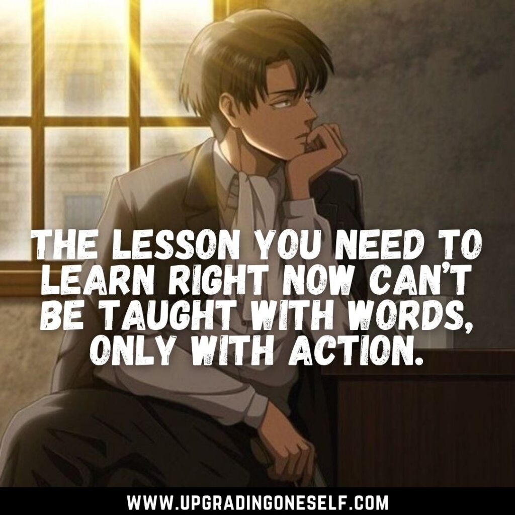 Top 15 Badass Quotes From Levi Ackerman For A Dose Of Motivation