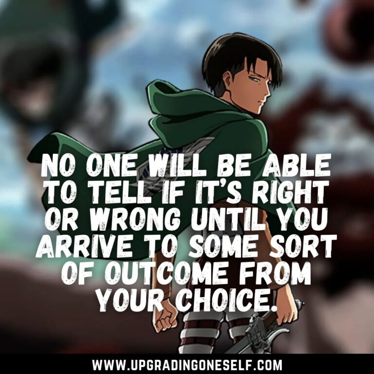 Levi Ackerman Quotes (3) - Upgrading Oneself