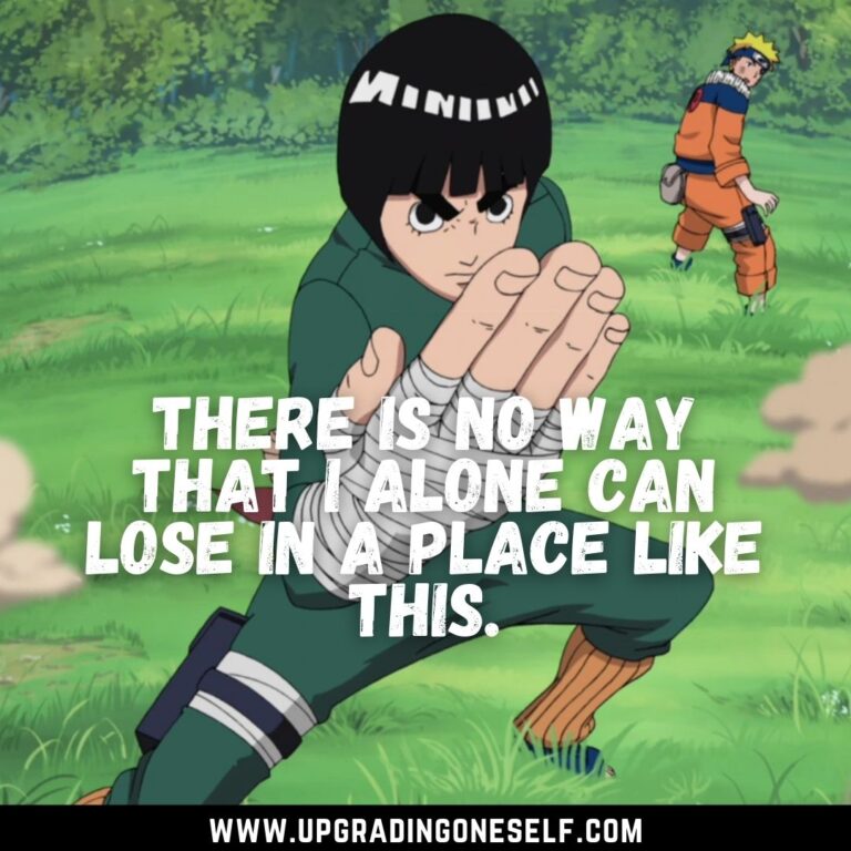 Top 15 Badass Quotes From Rock Lee For A Dose Of Motivation