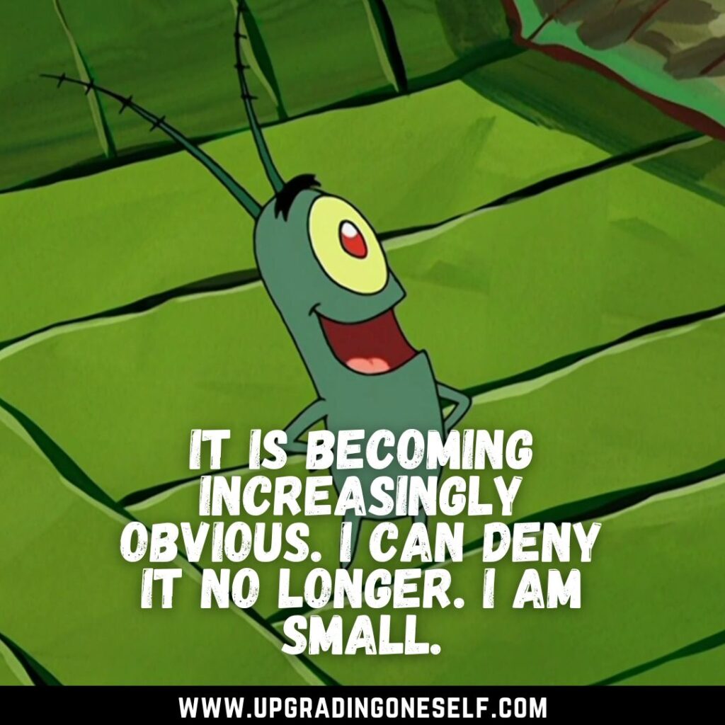 Plankton Spongebob Quotes