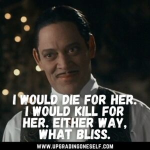 Gomez Addams dialogues