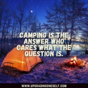 camping sayings	