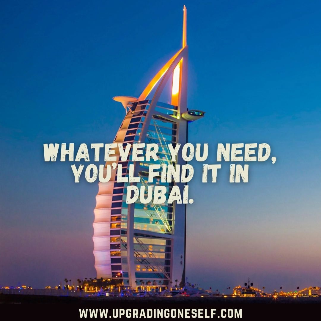 dubai travel quotes