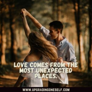 Unexpected Love sayings