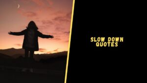 Slow Down quotes