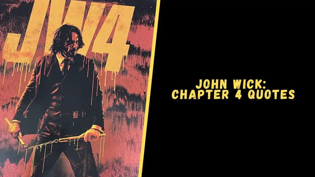 John Wick Chapter 4 quotes